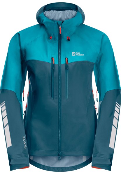 Blauwe Koraal Collectie Jack Wolfskin Morobbia 3l Jas W