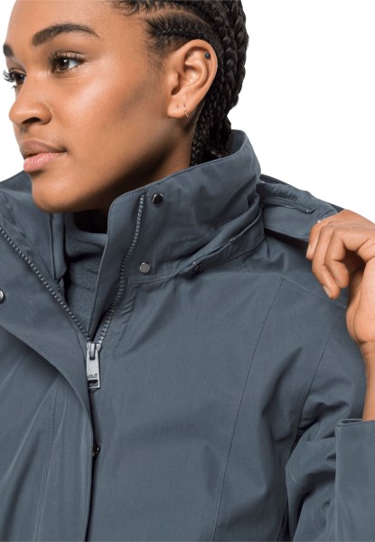 Leisteen Blauwe Ottawa Jas Jack Wolfskin Origin