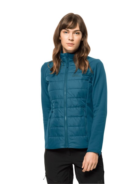 Hot Jack Wolfskin Geisshorn 3in1 Jas Met Blauw Koraal