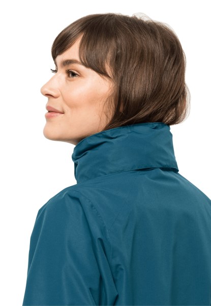 Hot Jack Wolfskin Geisshorn 3in1 Jas Met Blauw Koraal