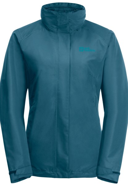 Hot Jack Wolfskin Geisshorn 3in1 Jas Met Blauw Koraal