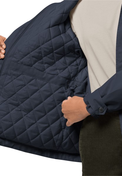 Jas Van Lake Louise Met Jack Wolfskin Nachtblauwe Mode