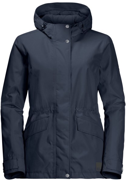 Jas Van Lake Louise Met Jack Wolfskin Nachtblauwe Mode