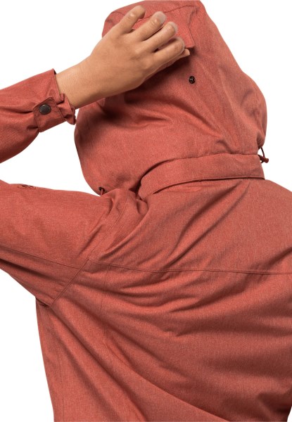 Park Avenue Jas Jack Wolfskin Collectie Herfst Rood