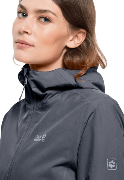 Jack Wolfskin Hot Pack & Go Shell W Ombre Blauw
