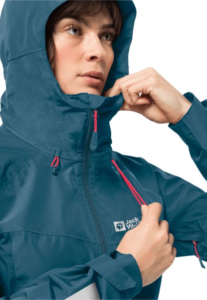 Blauw Koraal Morobbia 2l Jas W Merken Jack Wolfskin