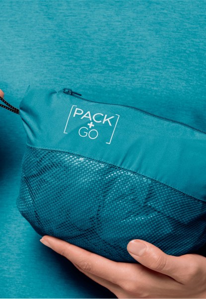 Fashion Zoetwaterblauw Jack Wolfskin Pack & Go Shell W