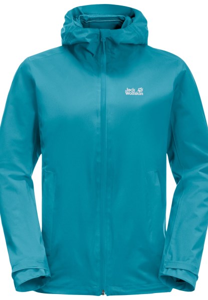 Fashion Zoetwaterblauw Jack Wolfskin Pack & Go Shell W