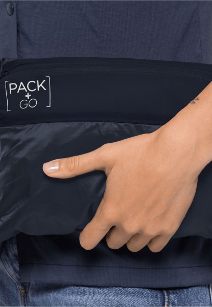 Jack Wolfskin Fashion Nachtblauw Pack & Go Overhead W