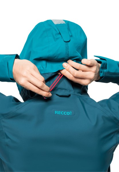 Jack Wolfskin Alpspitze 3l Jas W Collecties Blauw Koraal