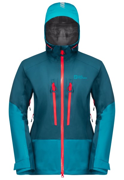 Jack Wolfskin Alpspitze 3l Jas W Collecties Blauw Koraal