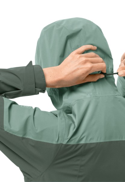 Herkomst Hedge Green Go Hike Jas Met Jack Wolfskin
