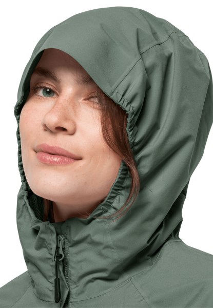 Tasman Peak Jas Met Jack Wolfskin Merk Hedge Green