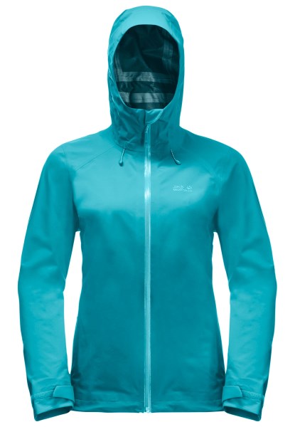 Hoogste Piek Jas Met Beste Donkere Cyaan Jack Wolfskin