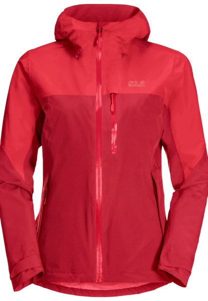Jack Wolfskin Bright Scarlet Go Hike Jacket W Fashion