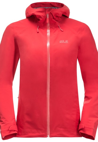 Origins Tulp Rood Jack Wolfskin Hoogste Piek Jas W