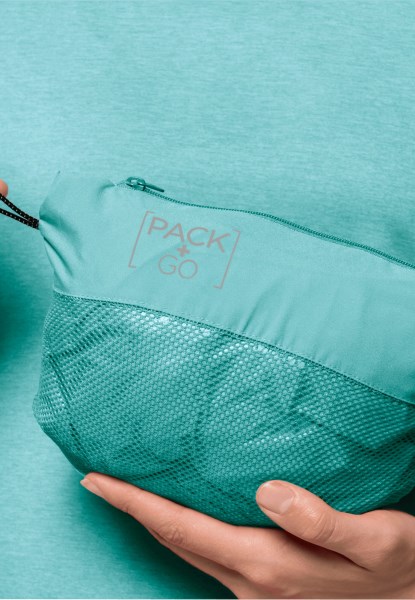 Pack & Go Shell W Nieuwe Jack Wolfskin Pepermunt