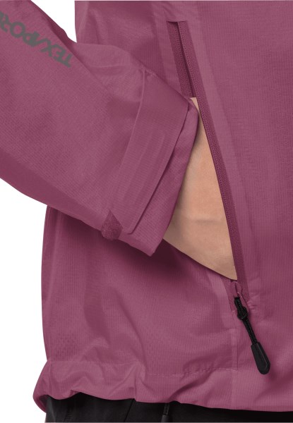 Jack Wolfskin Tasman 2l Jas Met Violet Kwarts