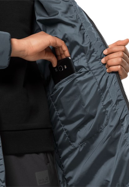 Eisbach Jas W Jack Wolfskin Beste Leisteenblauw