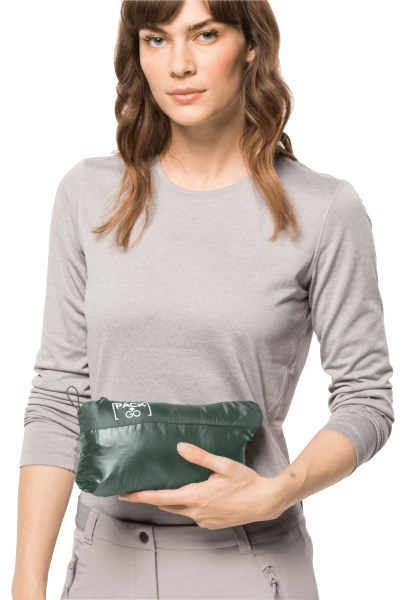 Pack & Go Donsvest W Hedge Green Collecties Jack Wolfskin