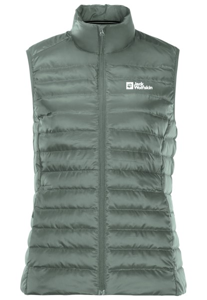 Pack & Go Donsvest W Hedge Green Collecties Jack Wolfskin