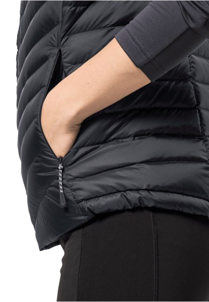 Jack Wolfskin Passamani Donsvest W Zwart Best