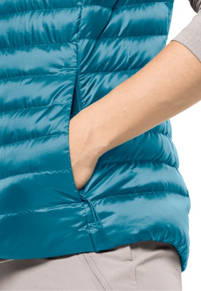 Zoetwaterblauw Jack Wolfskin Fashion Pack & Donsvest W