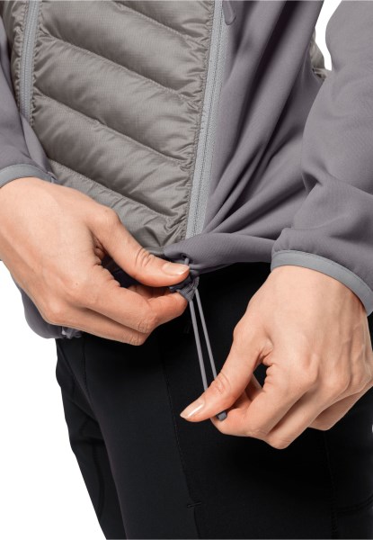 Beste Jack Wolfskin Nebelhorn Dons Hybride Met Zeemeeuw