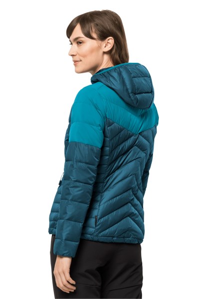 Fashion Blue Coral Tundra Down Hoody W Jack Wolfskin
