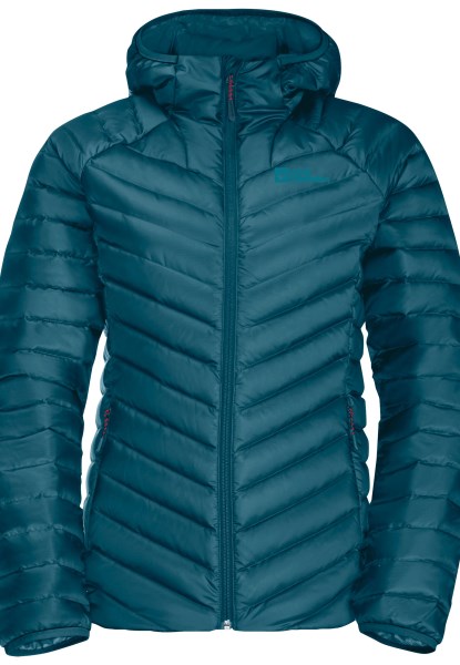 Blauwe Koraal Jack Wolfskin Collecties Passamani Dons Hoody W