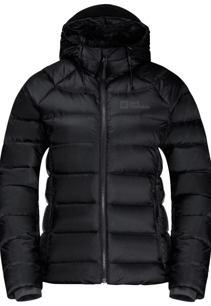 Jack Wolfskin Collectie Zwart Nebelhorn Dons Hoody W