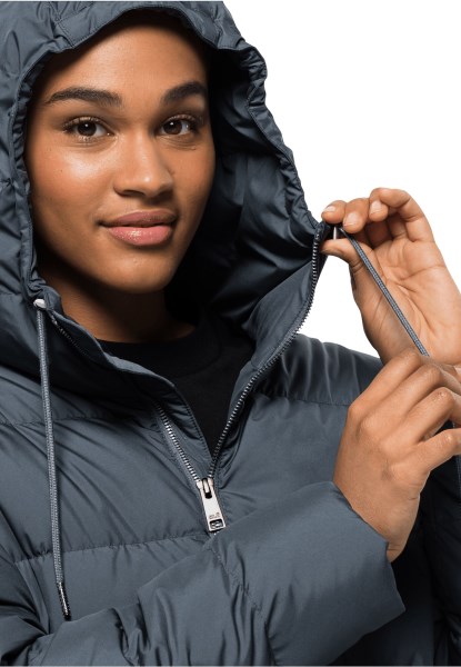 Bevroren Paleisjas Met Beste Jack Wolfskin Leisteenblauw