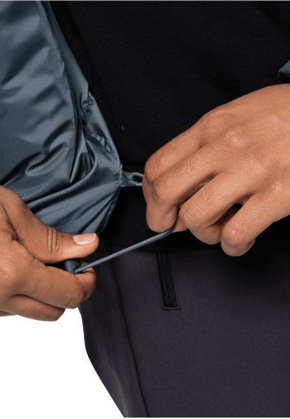 Bevroren Paleisjas Met Beste Jack Wolfskin Leisteenblauw