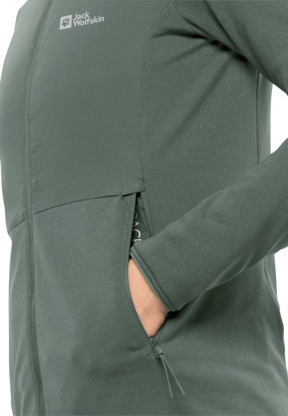 Jack Wolfskin Pack & Go Hybrid W Hedge Green Origins