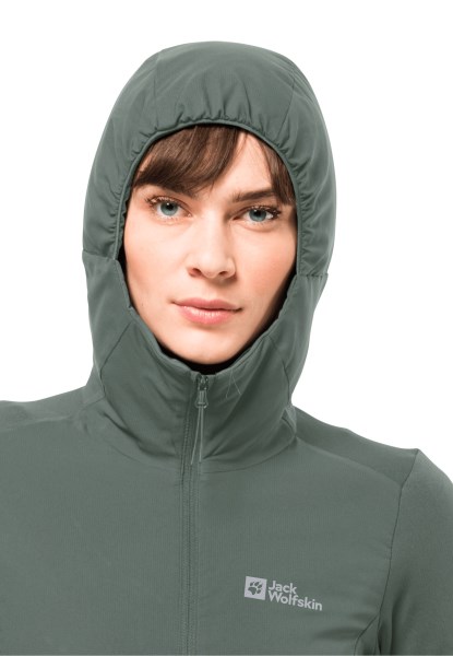 Jack Wolfskin Pack & Go Hybrid W Hedge Green Origins