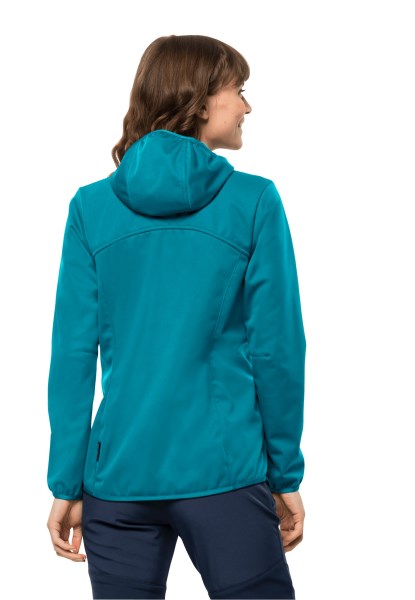 Windhain Hoody W Jack Wolfskin Nieuw Zoetwaterblauw