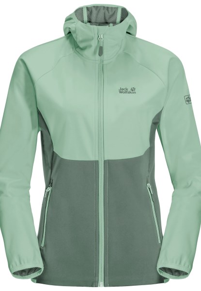 Jack Wolfskin Hedge Green Origins Go Hike Softshell W
