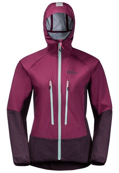 Merk Alpspitze Hoody W Jack Wolfskin Wild Berry