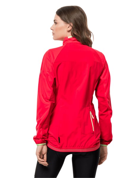 Tulp Rood Jack Wolfskin Tourer Softshelljack Met Collecties