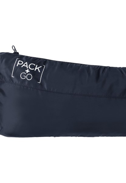 Night Blue Origins Pack & Go Windshell Met Jack Wolfskin