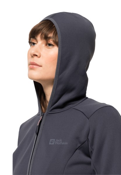 Nieuwe Baiselberg Hooded Fz W Grafiet Jack Wolfskin