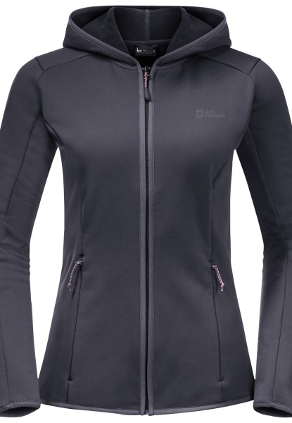Nieuwe Baiselberg Hooded Fz W Grafiet Jack Wolfskin
