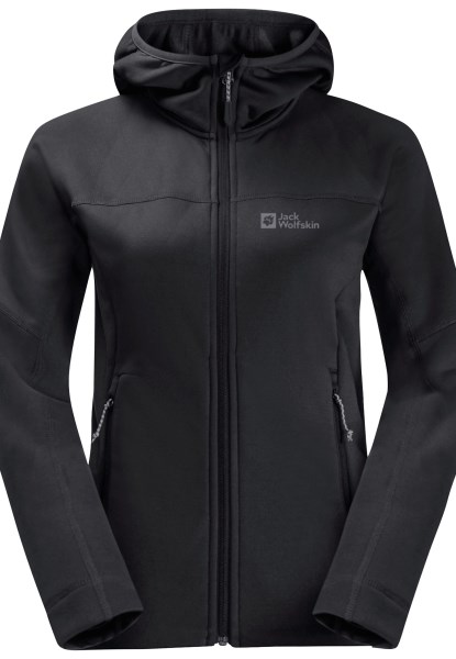 Jack Wolfskin Hirschberg Capuchon Fz W Origins Zwart