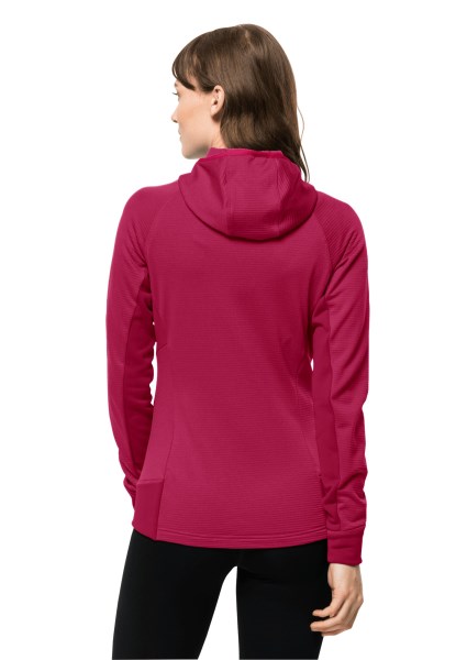 Cranberry Jack Wolfskin Merk Hydro Grid Fleece W
