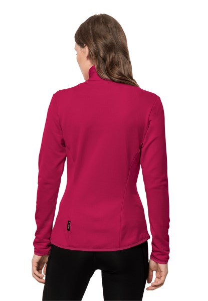 Cranberry Original Jack Wolfskin Peak Grid Fleece W