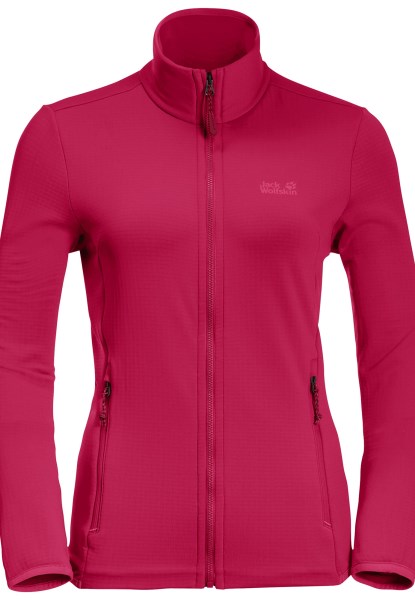 Cranberry Original Jack Wolfskin Peak Grid Fleece W