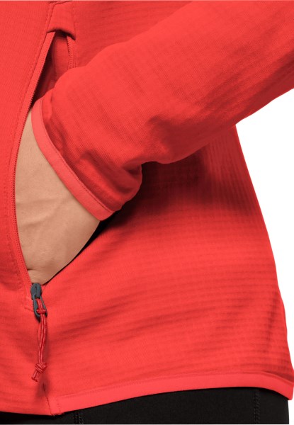 Origins Grenadine Jack Wolfskin Peak Grid Fleece W