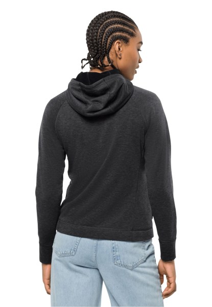 Zwart New Waldsee Jack Met Capuchon En Jack Wolfskin