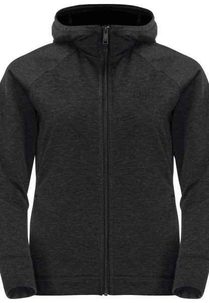 Zwart New Waldsee Jack Met Capuchon En Jack Wolfskin