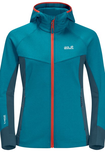 Origins Jack Wolfskin Zoetwaterblauw Hydro Grid Fleece W
